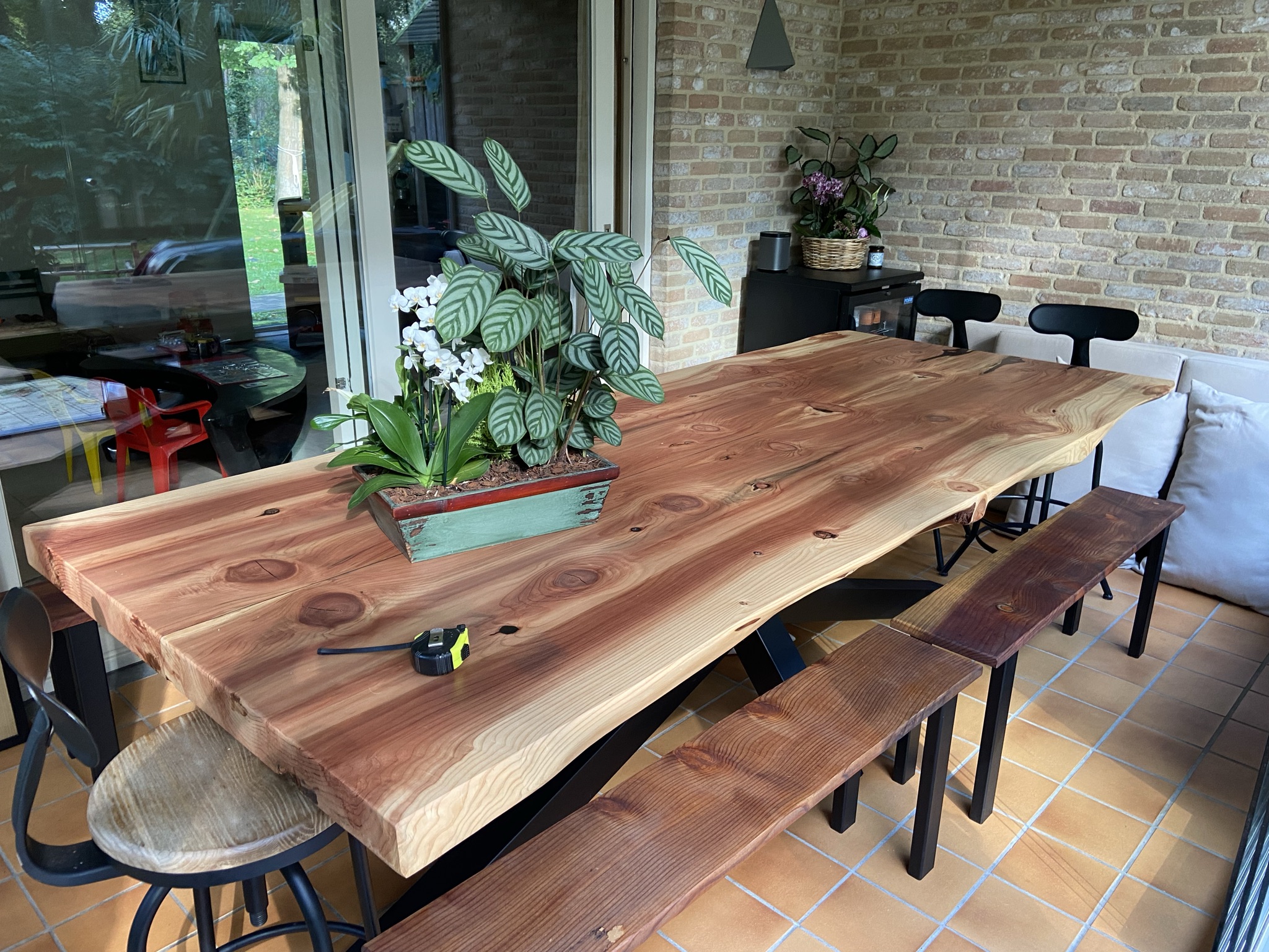 houten tafel