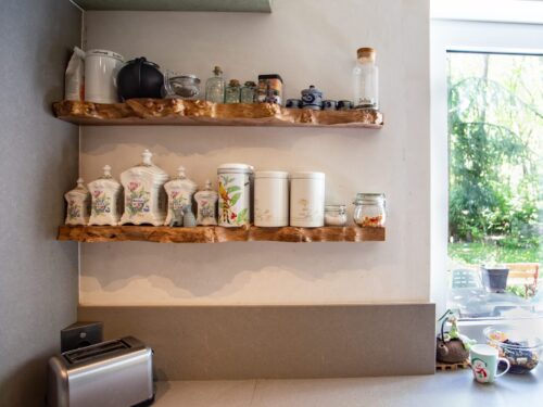 Blinde legplanken genoesterde plataan