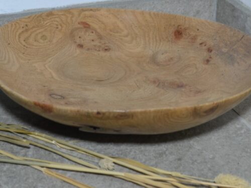 Houten schaal van Amerikaanse eik