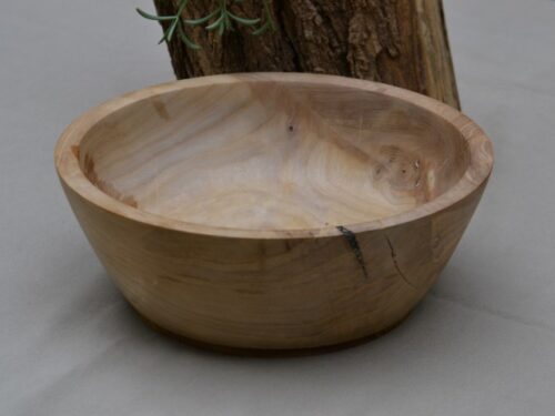 houten schaal van catalpa