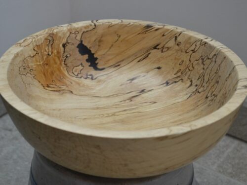 houten schaal van papierberk