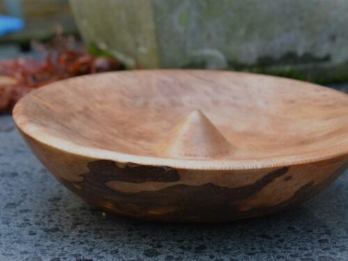 Houten schaaltje van Plataan