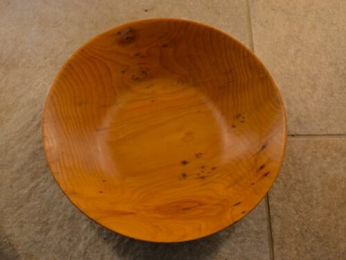 houten schaal van Taxus