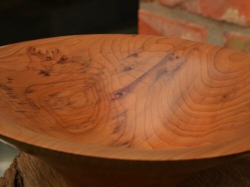 houten schaal van Taxus