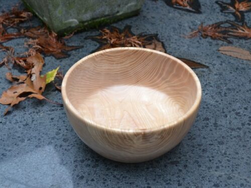 houten schaal van es