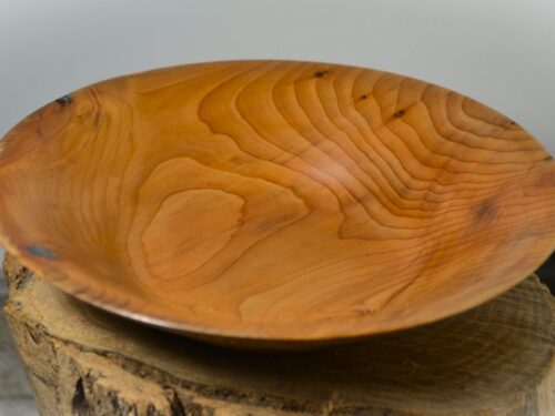 houten schaal van taxus